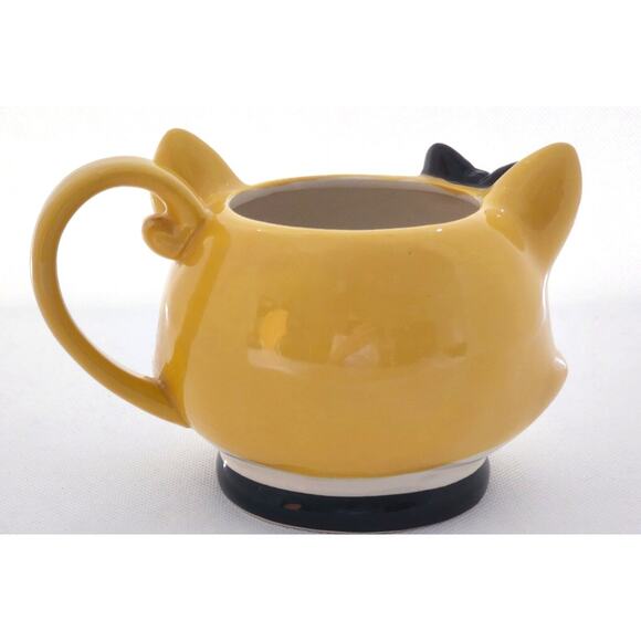 MUG-HOME ESSENTIALS-Yellow Lady Cat Face-Novelty-Collectible-Animal - Picture 2 of 8